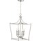 Progress Lighting Parkhurst Collection Brushed Nickel Four-Light Foyer P500214-009 - alternate 2